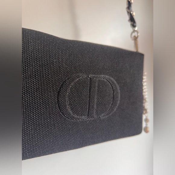 Dior Crossbody Bag Cosmetic Makeup Pouch Silver Hardware Star Charms and Straps - Picture 7 of 15